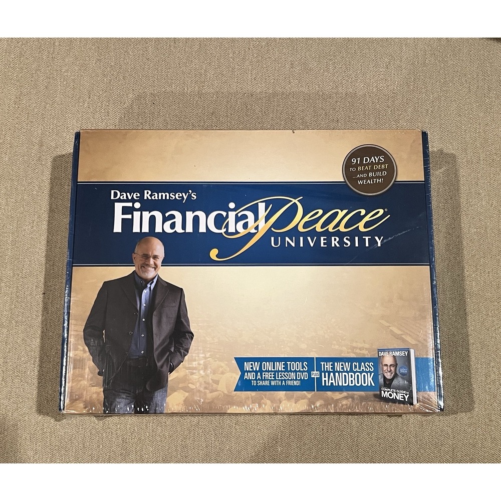 Dave Ramsey's Financial Peace University Book and DVD Lessons New, Sealed NIB
